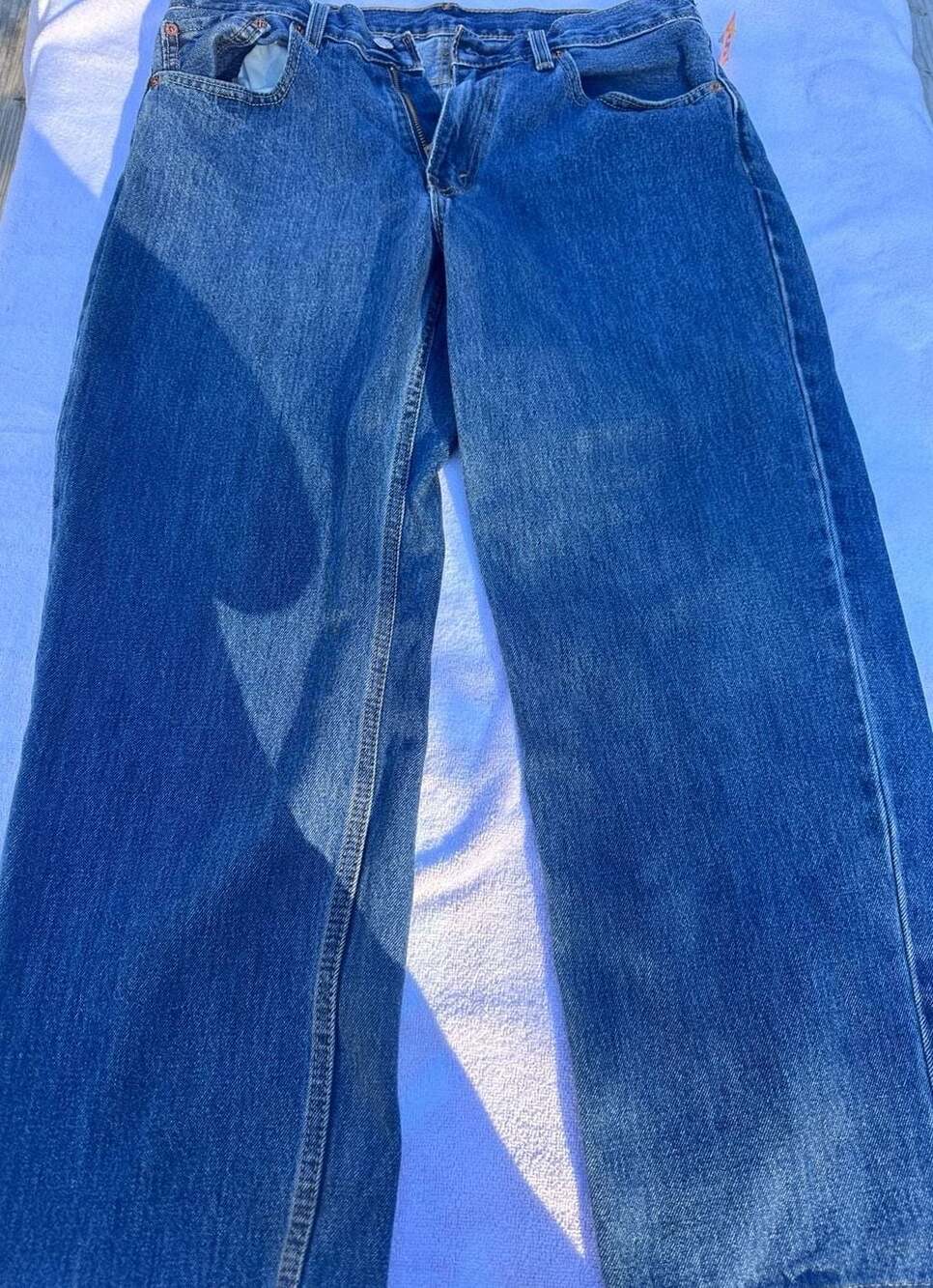 Levi's 550 Relaxed Fit Medium Wash Denim Jeans